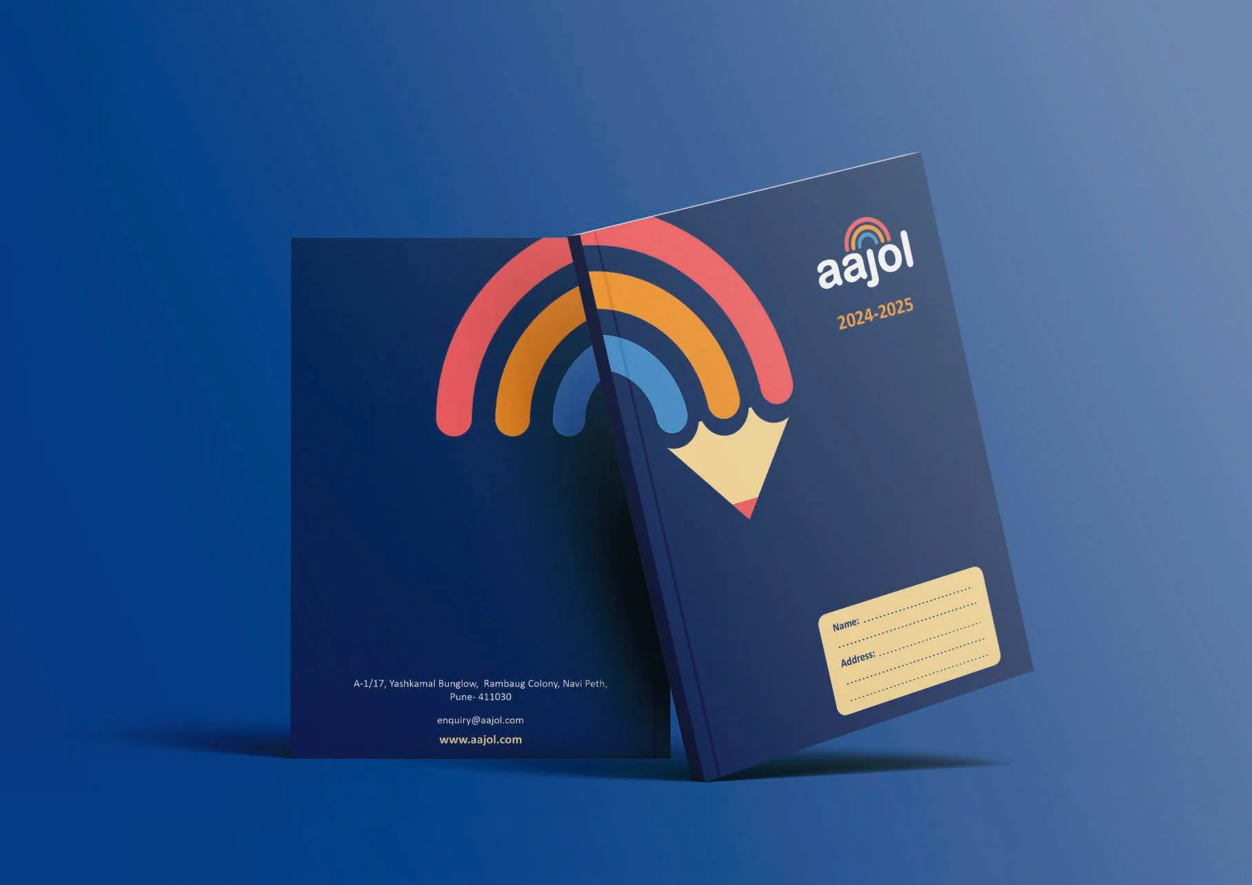 Aajol rebranded notebook