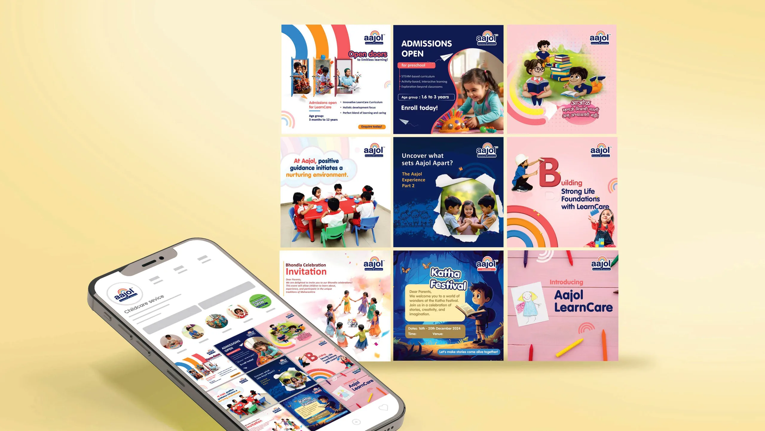 Aajol social media posts