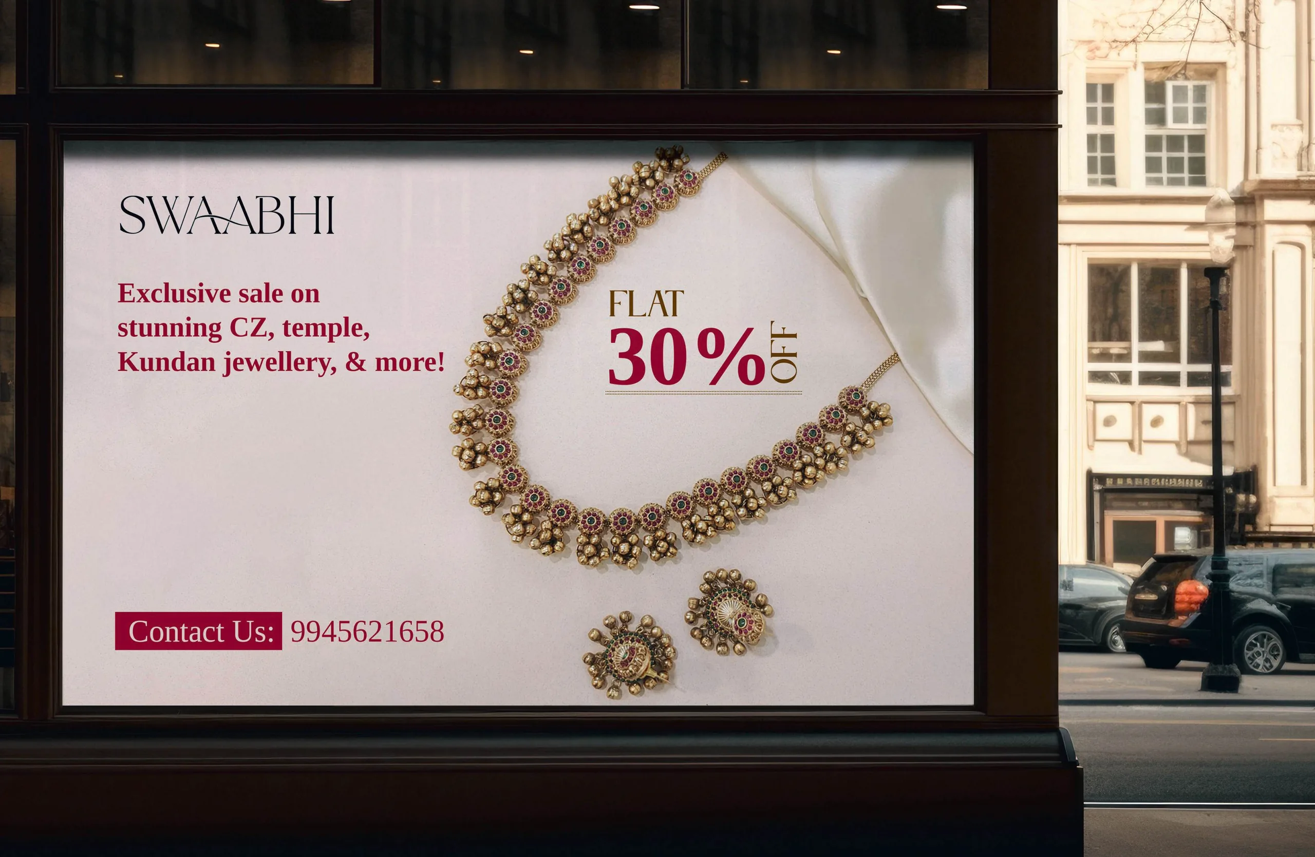 Swaabhi jewellery sale poster